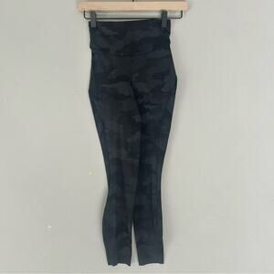 Lululemon Base Pace High-Rise Running Tight 25" Heritage Camo Deep Coal Size 2